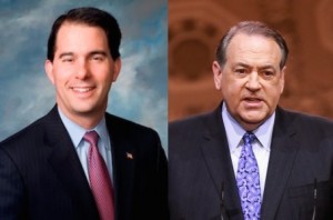 Scott Walker Mike Huckabee