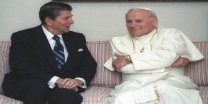 Reagan and Pope